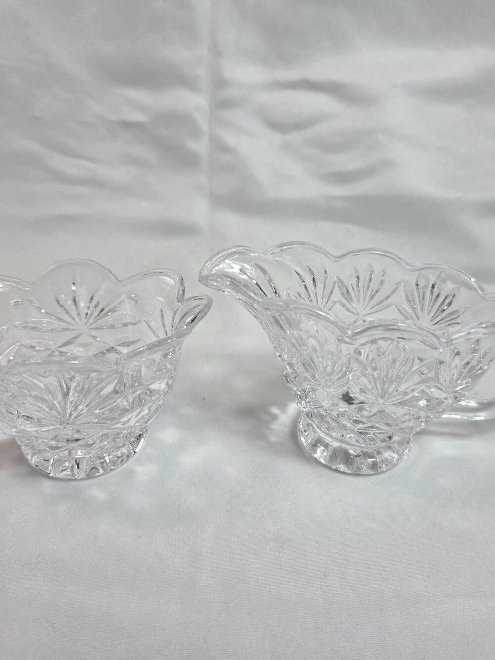 Shannon Crystal Designs Ireland Creamer and Sugar Bowl (NO LID)